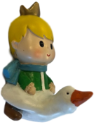Kinderkapstok meisje zwaan