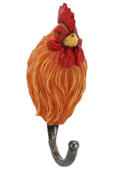 Kapstokhaakje boerderijdieren: Haan