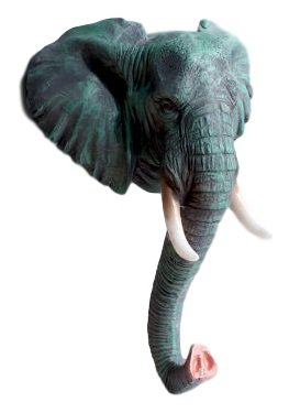Wandhaak olifant - Kinder-kapstok