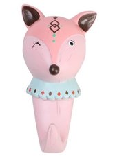 Wandhaak vosje roze (indianen familie)
