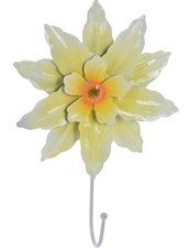 Kapstokhaak grote bloem geel