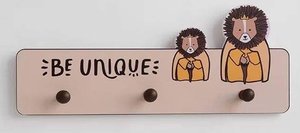 Kapstok Be Unique leeuwtjes (3 haken)