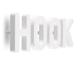 Qualy kapstokhaken HOOK wit