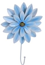 Kapstokhaak bloem Dahlia lichtblauw