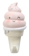 Wandhaakje ijshoorn roze (ijsjes serie)