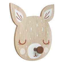 MDF houten kapstok hertje 19,5cm