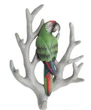 Wandhaak papegaai groen op tak   (levertijd maart 2024)