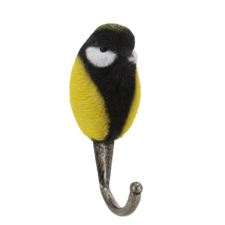 Kapstokhaakje vogel Koolmees