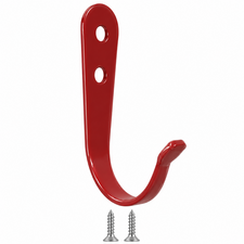 Kapstokhaakje rood (Metalux)