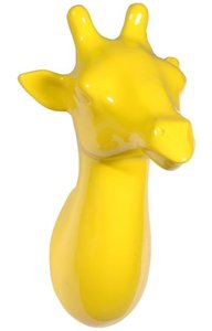 wandhaakje the zoo giraffe geel